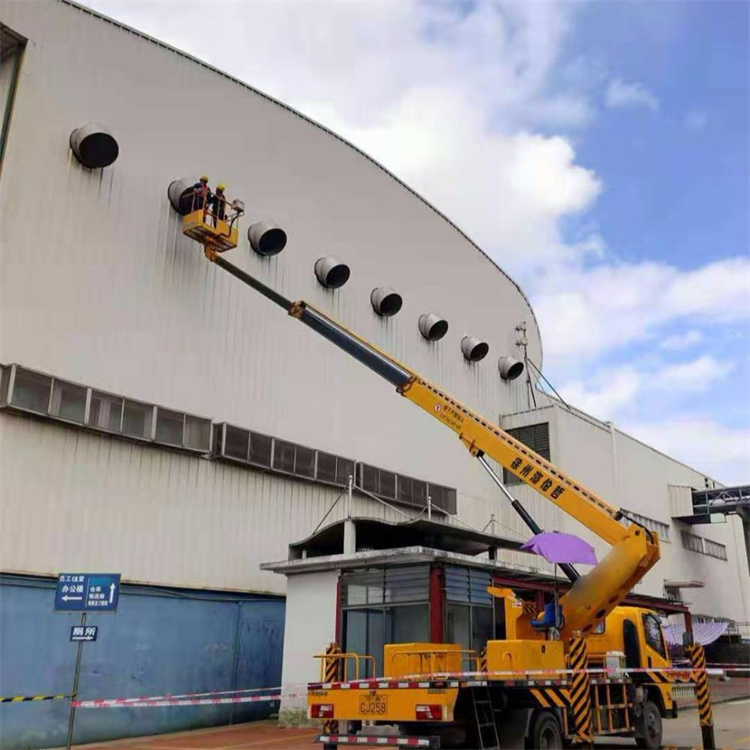 北关高空作业车出租服务：专业广告牌安装解决方案