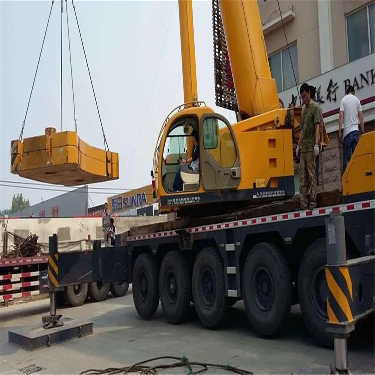 北关当地吊车出租|机器吊装|75吨|工厂搬迁服务